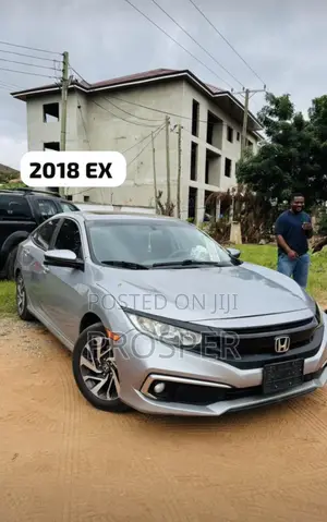 Honda Civic EX Sedan 2018 Silver