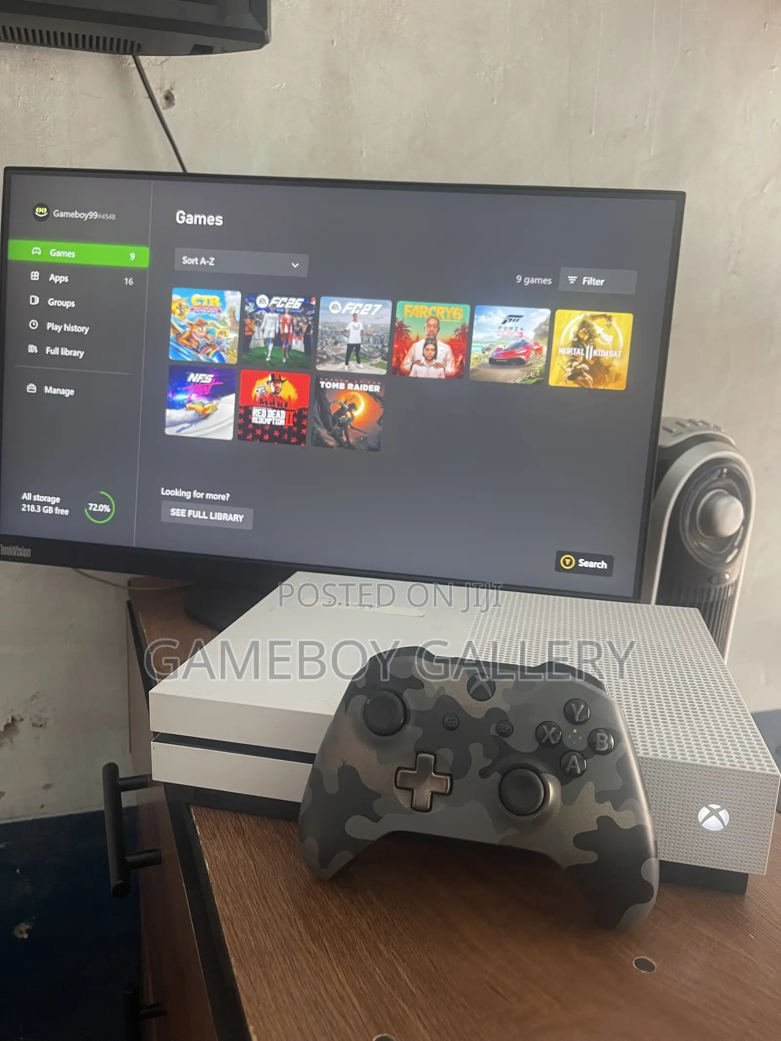 Xbox One S 1TB With FC27 Other Games