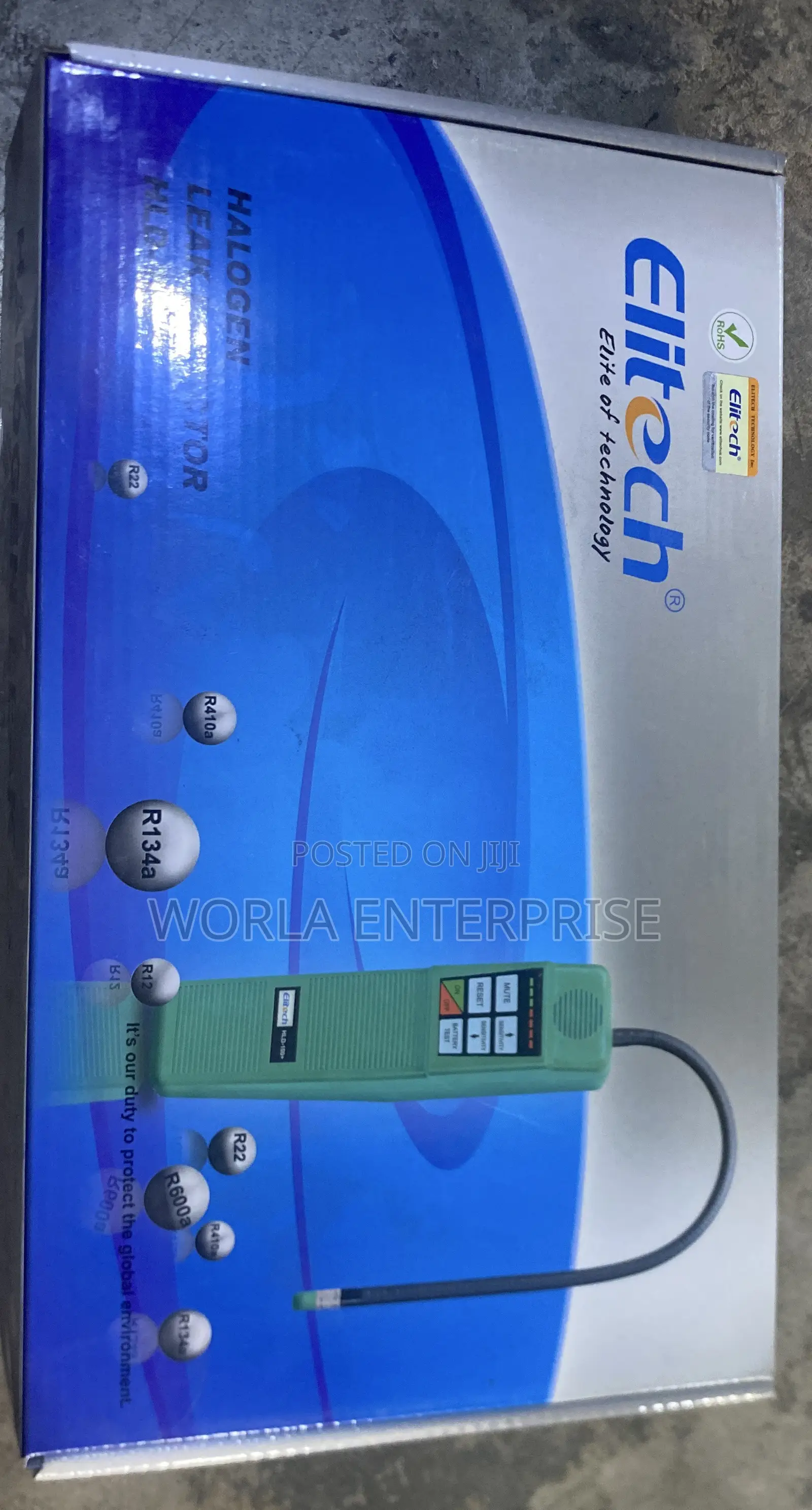 Elitech HLD-100+ Refrigerant Gas Leak Detector