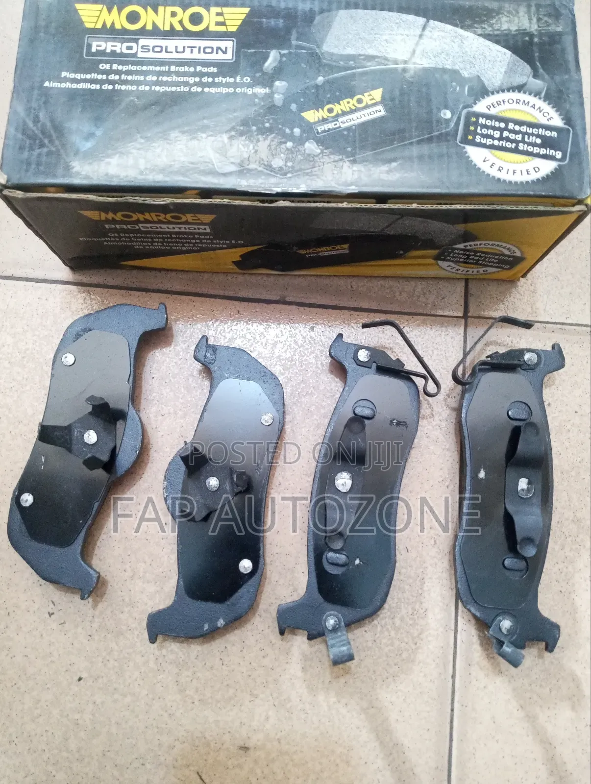Premium Monroe Jeep Commander, Cherokee Brake Pads From the USA
