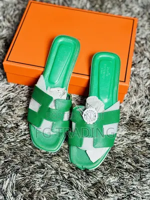 Green Hermes _ Ladies Slippers