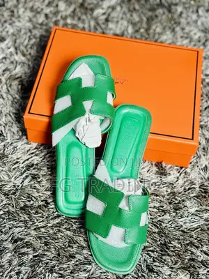 Green Hermes _ Ladies Slippers