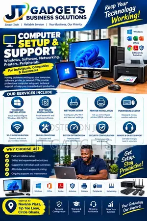 Laptop/Computer Setup Support