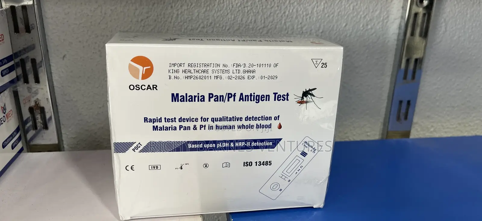 Malaria Pan/Pf Antigen Text
