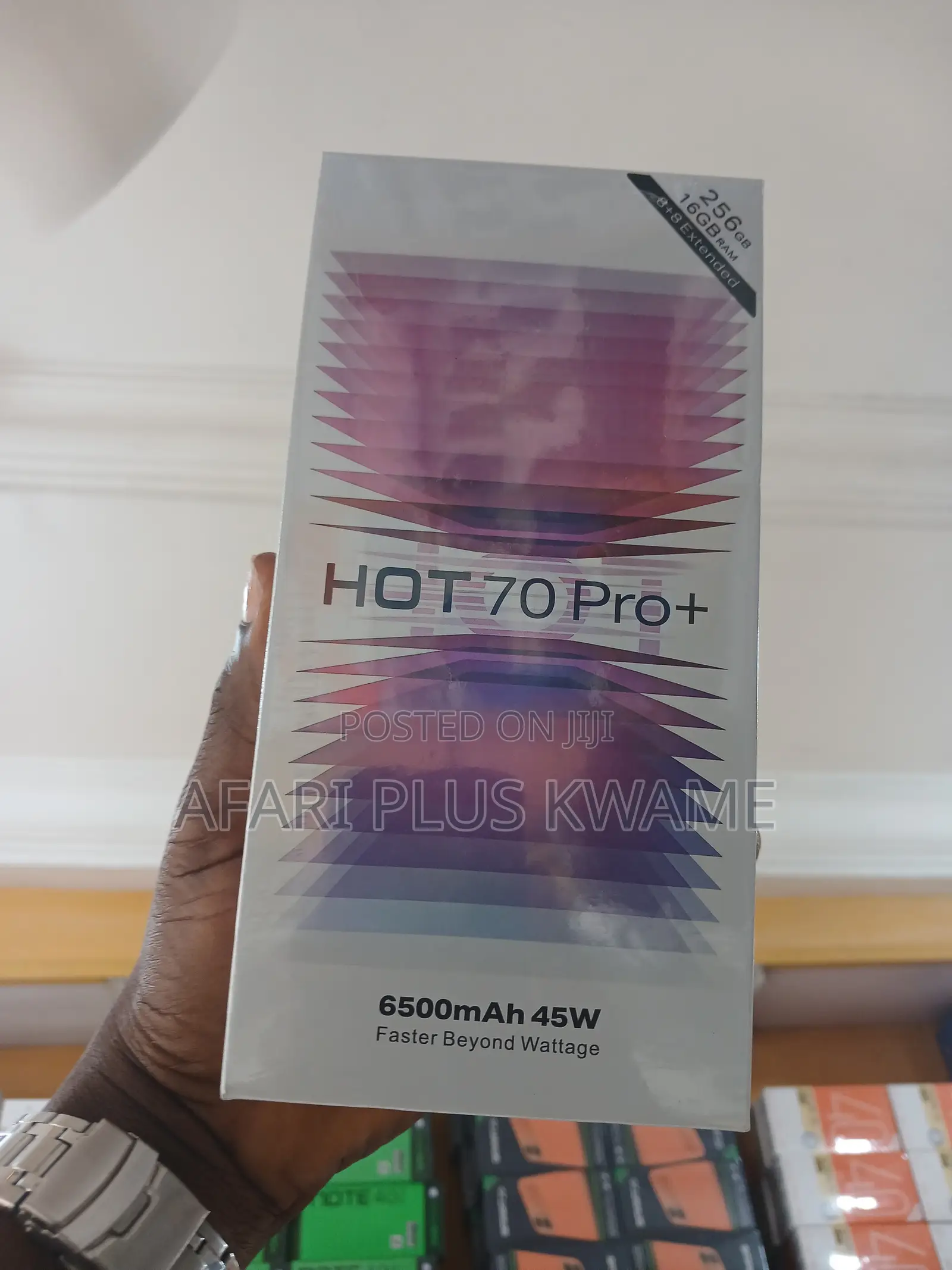 New Infinix Hot 70 Pro 5G+ 256 GB Gray
