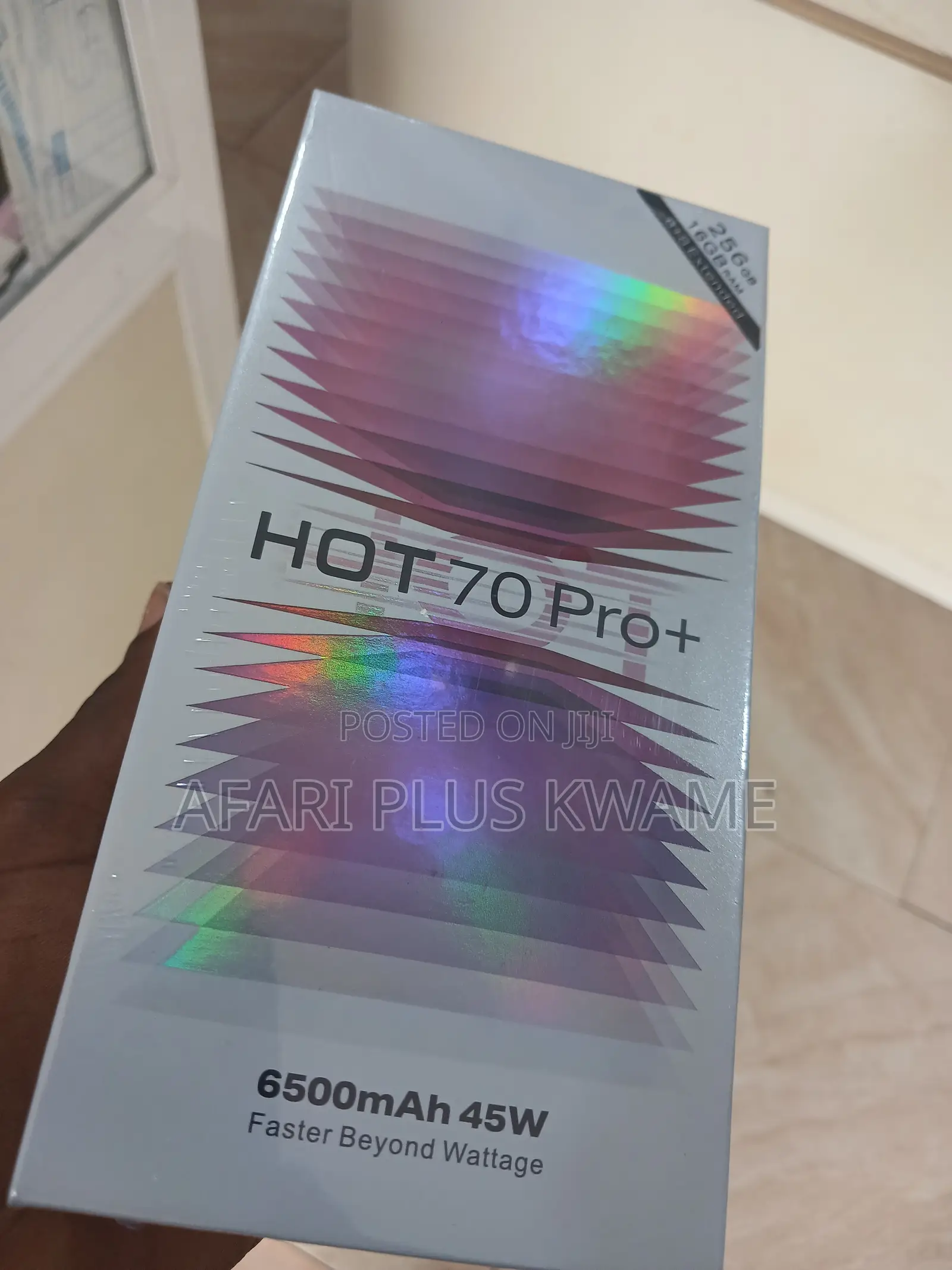 New Infinix Hot 70 Pro 5G+ 256 GB Gray