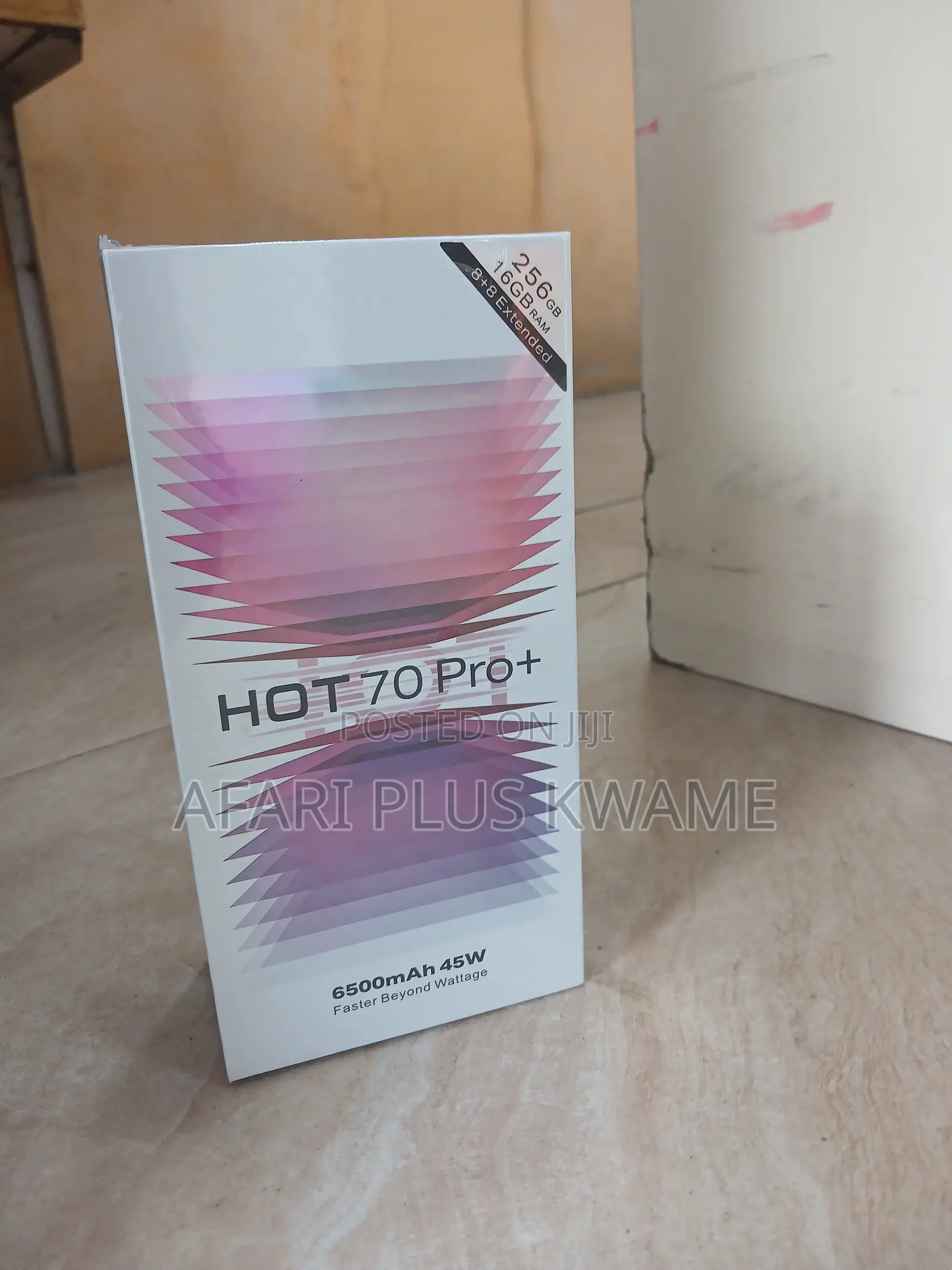 New Infinix Hot 70 Pro 5G+ 256 GB Gray
