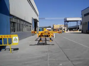 20/40feet 3 Axles Skeleton Container Transport Chassis/Frame Trailer