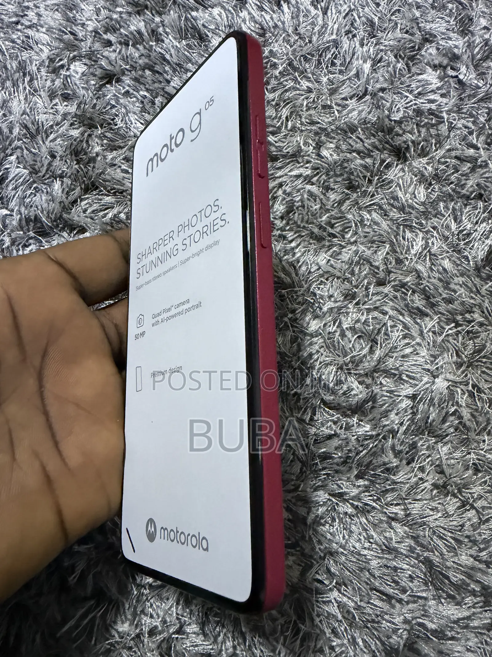 New Motorola Moto G 5G 128 GB Red