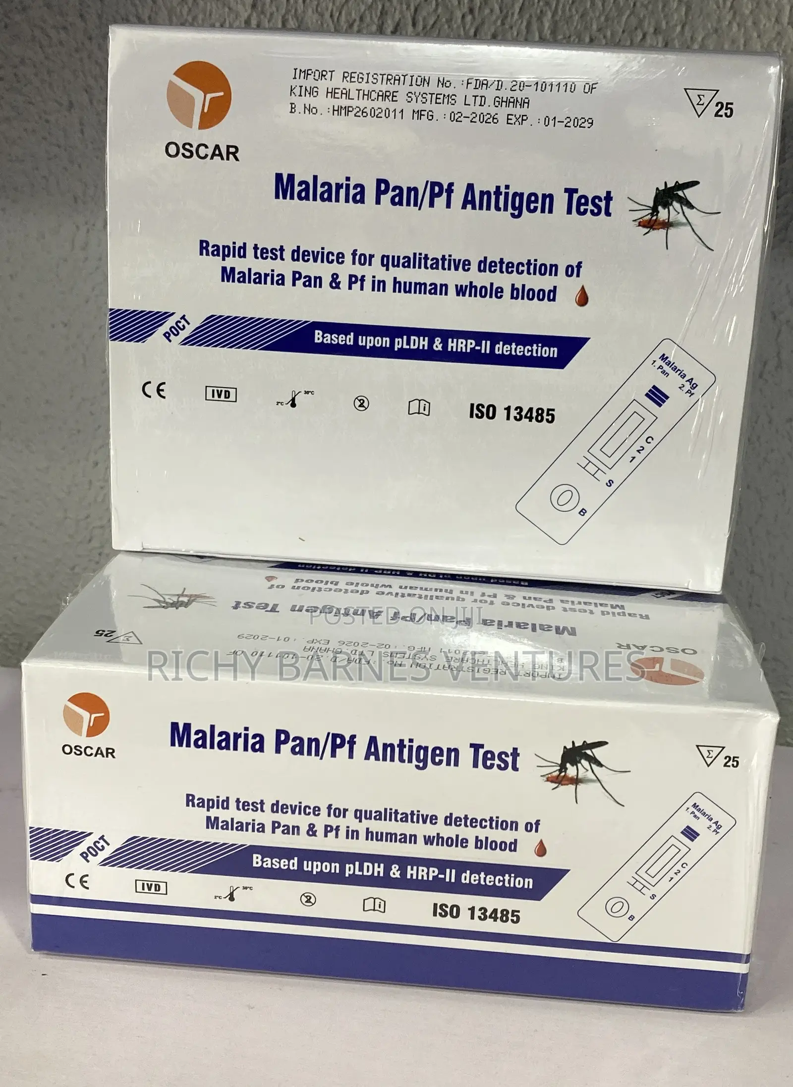 Malaria Pan/Pf Antigen Text