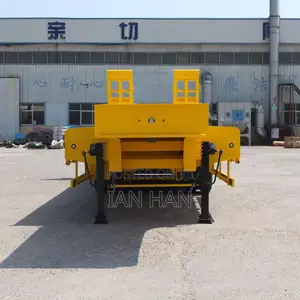 Heavy Duty 3/4/5/6 Axles Machine Transport Low Bed Semi Trailer