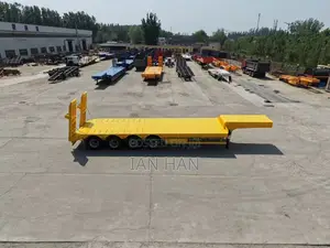 Heavy Duty 3/4/5/6 Axles Machine Transport Low Bed Semi Trailer