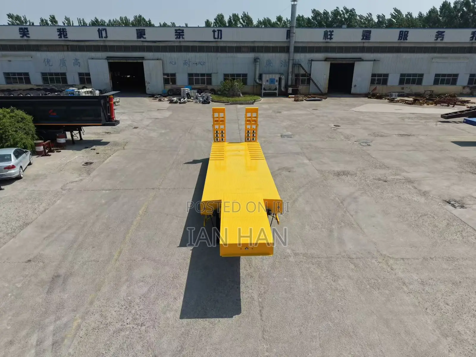Heavy Duty 3/4/5/6 Axles Machine Transport Low Bed Semi Trailer
