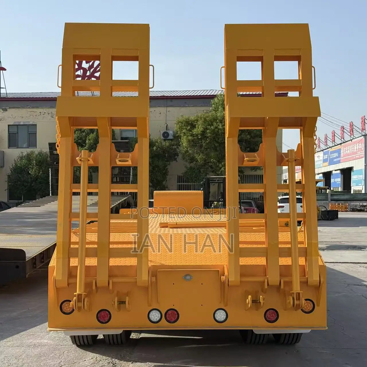 Heavy Duty 3/4/5/6 Axles Machine Transport Low Bed Semi Trailer