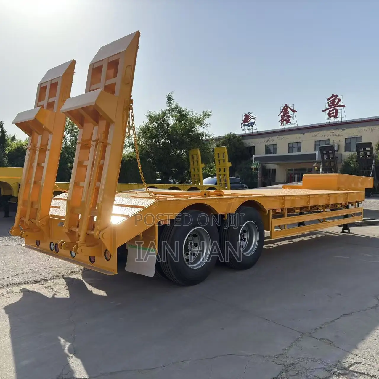 Heavy Duty 3/4/5/6 Axles Machine Transport Low Bed Semi Trailer