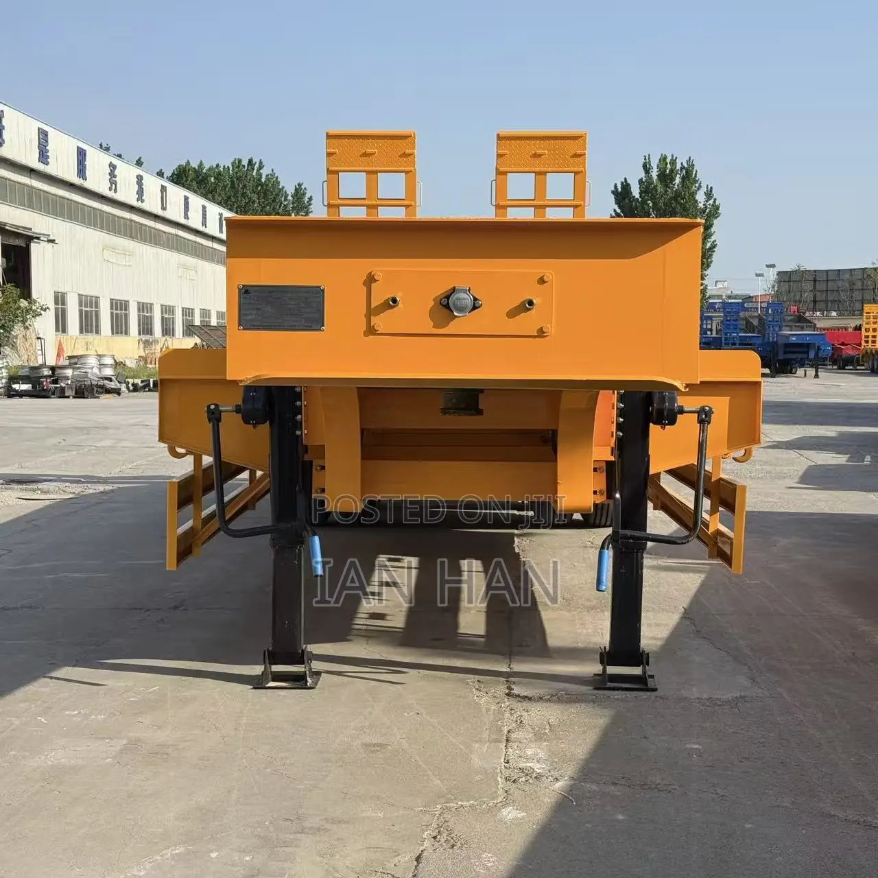 Heavy Duty 3/4/5/6 Axles Machine Transport Low Bed Semi Trailer