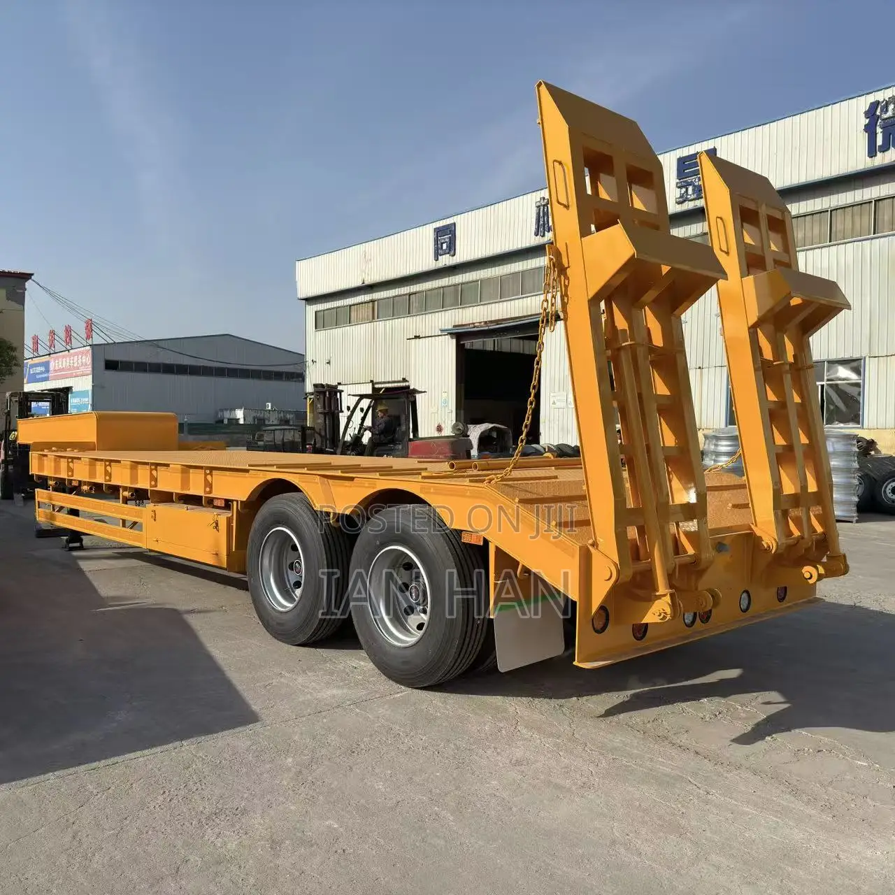 Heavy Duty 3/4/5/6 Axles Machine Transport Low Bed Semi Trailer
