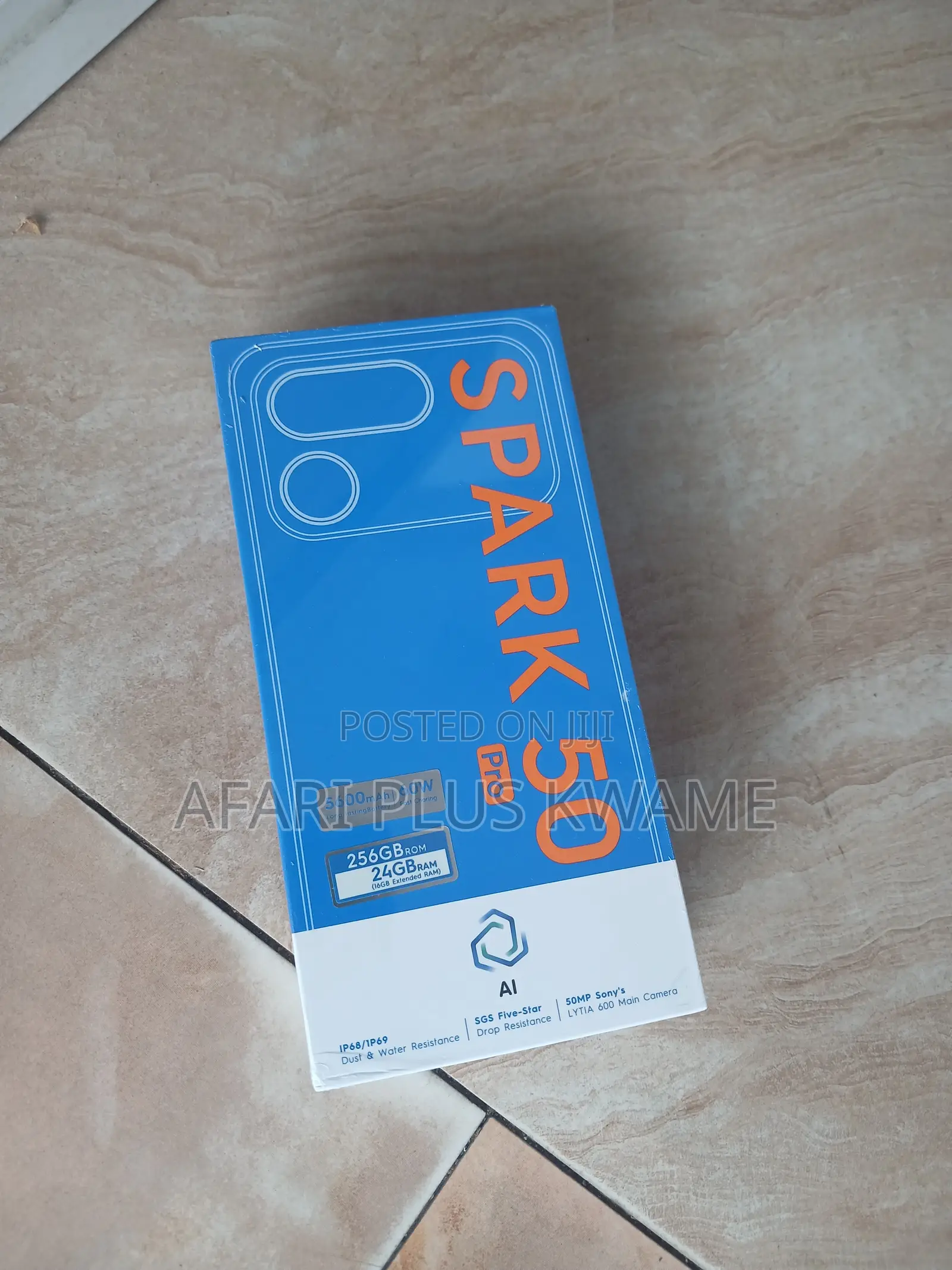 New Tecno Spark 50 Pro 256 GB Black