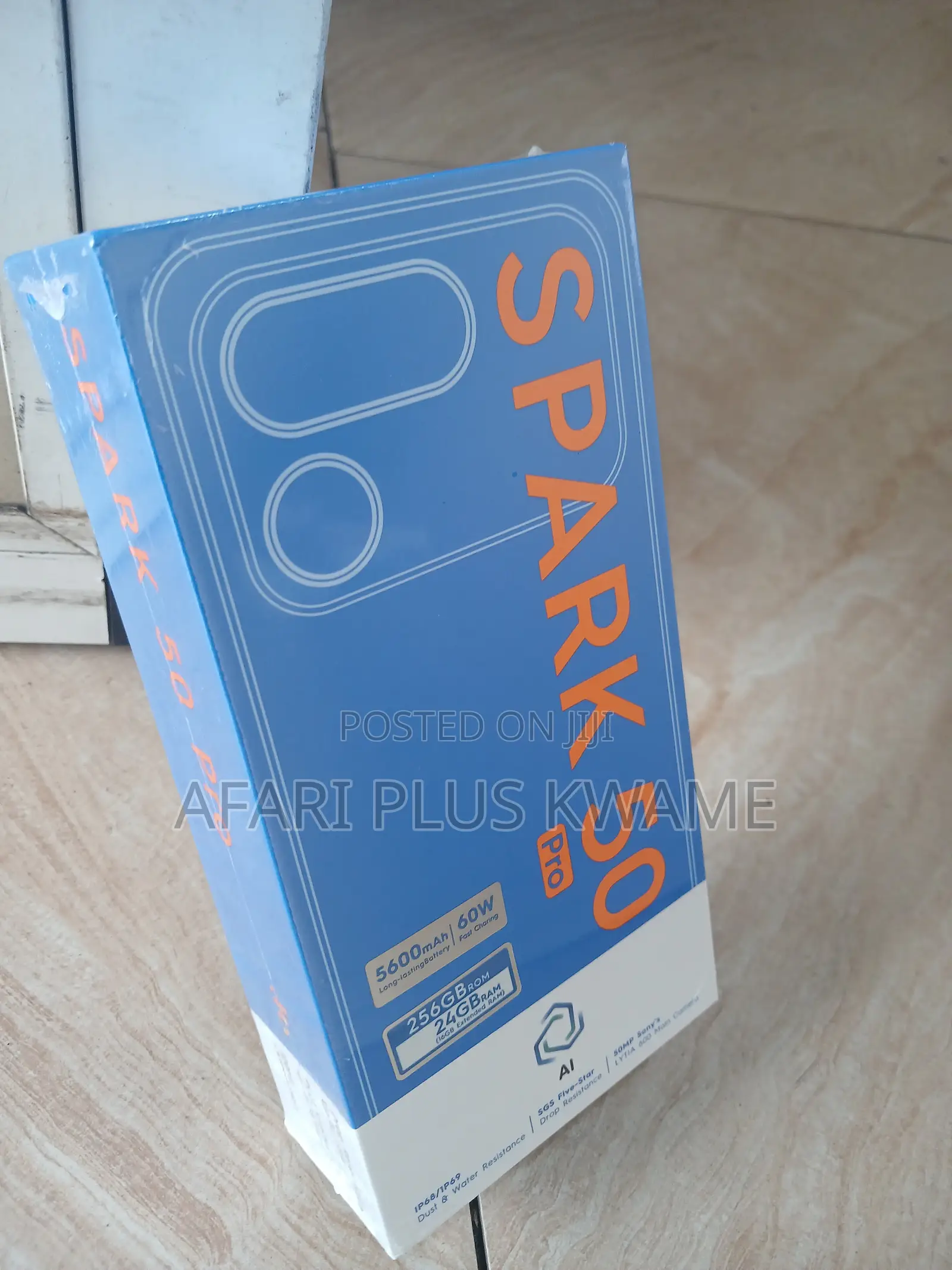 New Tecno Spark 50 Pro 256 GB Black