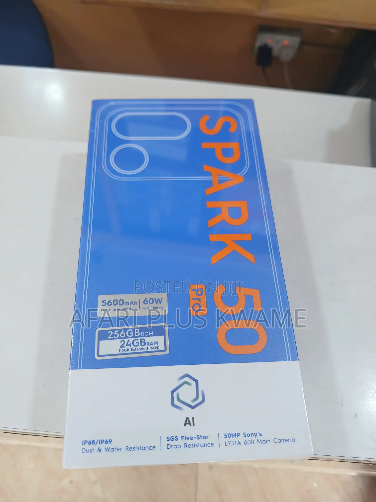 New Tecno Spark 50 Pro 256 GB Black