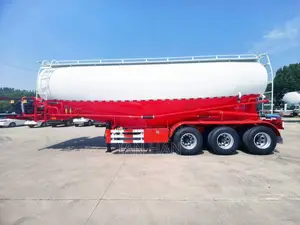 40 M3 CBM Bulk Cement Powder Tanker Semi Trailer 3 Axles
