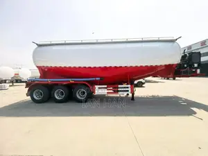 40 M3 CBM Bulk Cement Powder Tanker Semi Trailer 3 Axles