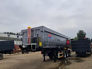 3/4/5/6 Axle U Shape Tipper Dump Trailer for Sand Transportation