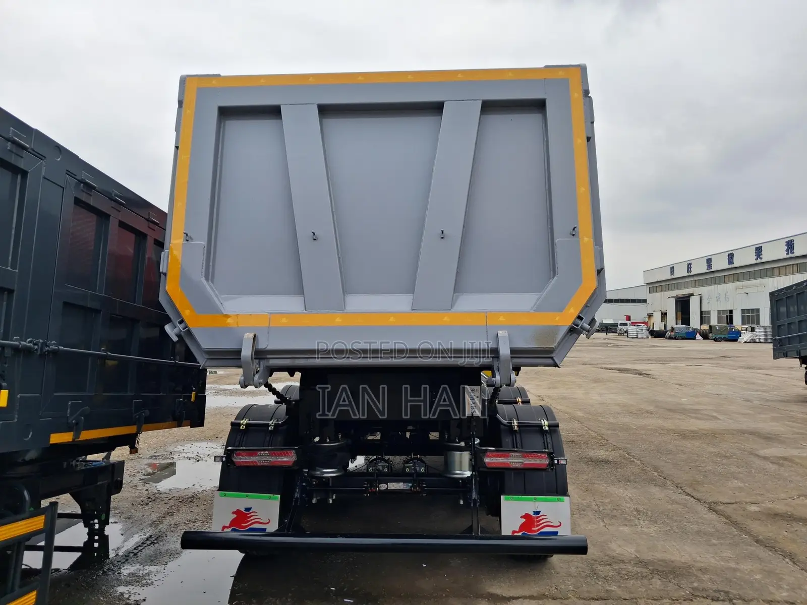 3/4/5/6 Axle U Shape Tipper Dump Trailer for Sand Transportation