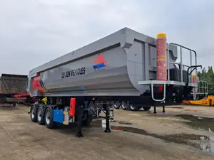 3/4/5/6 Axle U Shape Tipper Dump Trailer for Sand Transportation