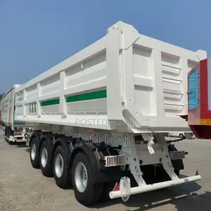 3/4/5/6 Axle U Shape Tipper Dump Trailer for Sand Transportation