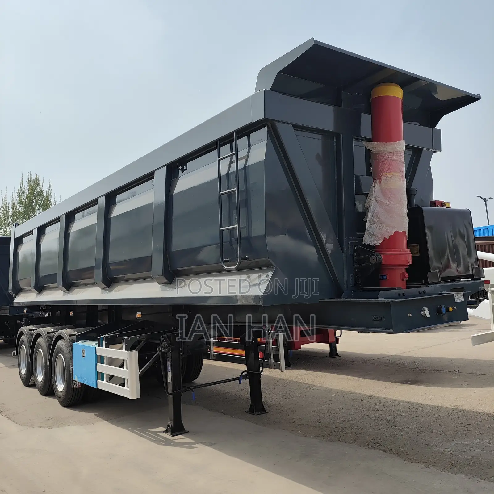 3/4/5/6 Axle U Shape Tipper Dump Trailer for Sand Transportation