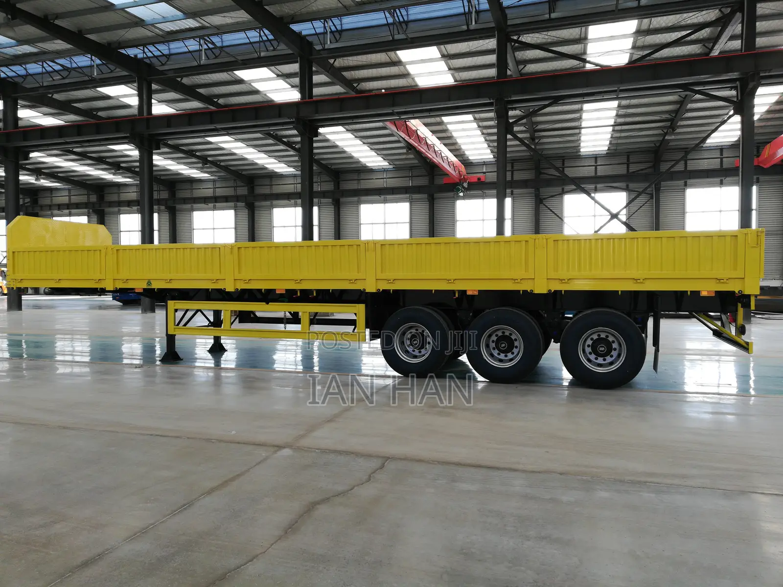Stake Drop-Side Sidewall Transport Truck Semi-Trailer