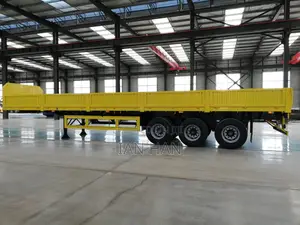 Stake Drop-Side Sidewall Transport Truck Semi-Trailer