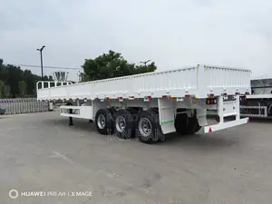 Stake Drop-Side Sidewall Transport Truck Semi-Trailer