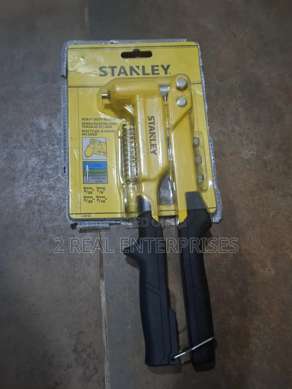 STANLEY Heavy Duty Hand Riveter (Model 6-Mr100 / MR100)