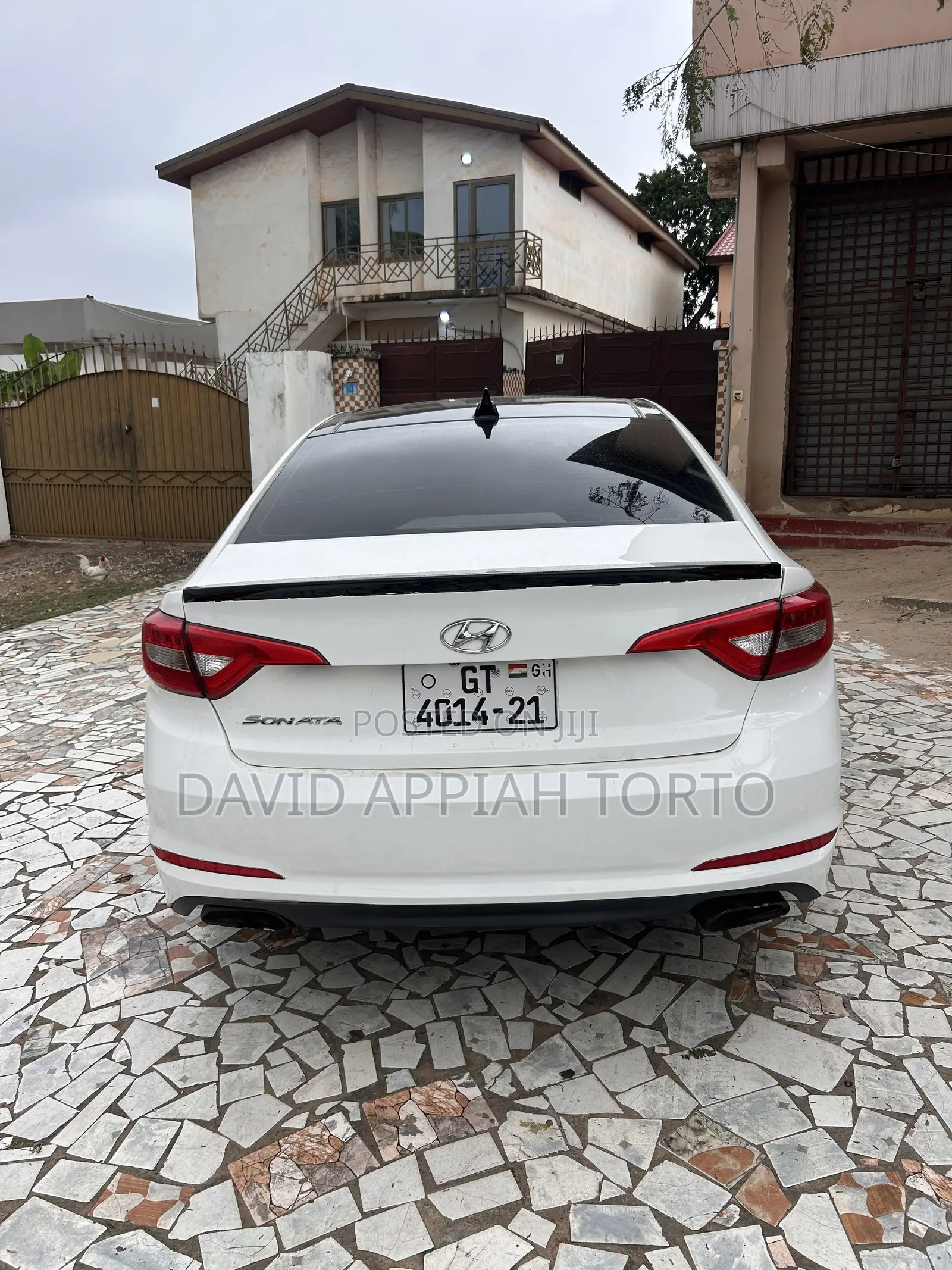 Hyundai Sonata Limited 2.0T Seban (2.0L 4cyl 6A) 2016 White