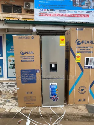 Pearl 251 Litre Double Door Bottom Freezer Fridge With Dispenser