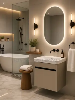 Cabinet Basin With LED Mirror(40cm)