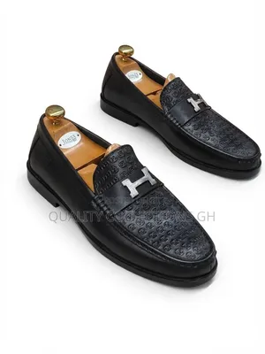 Authentic Hermes Leather Loafers