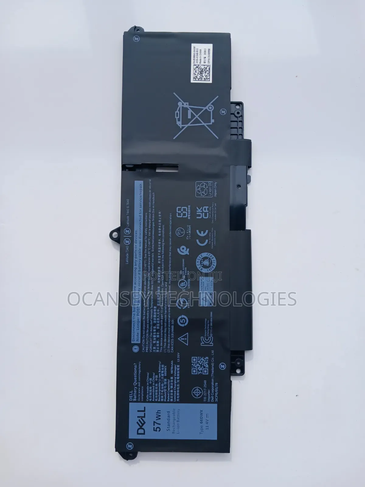 Original Dell 66DWX 86D0Y Battery for Latitude 7350, 7650, 7450, 7640,