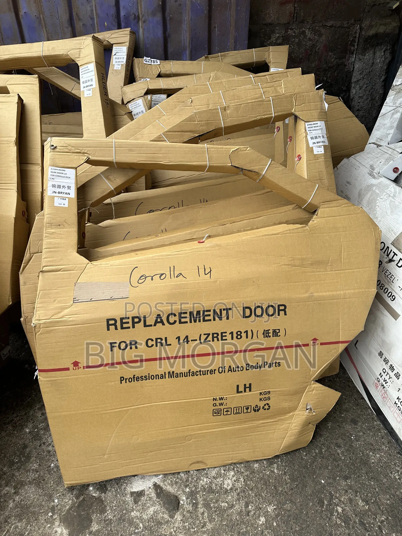 Toyota Corolla 2014 2015 2016 2017 2018 2019 Front Door
