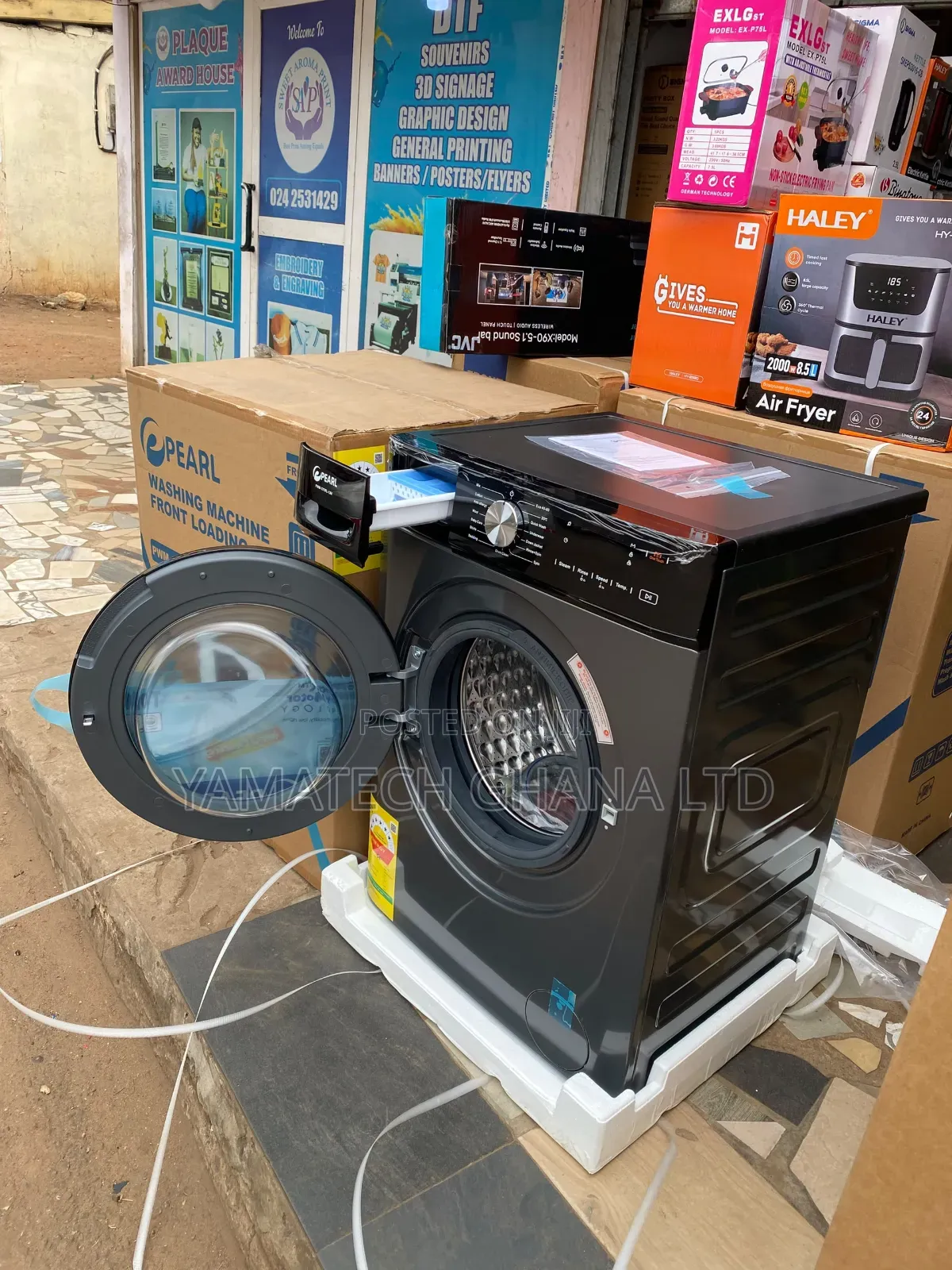 Pearl 10kg Inverter Front Load Fully Automatic Washing Machine