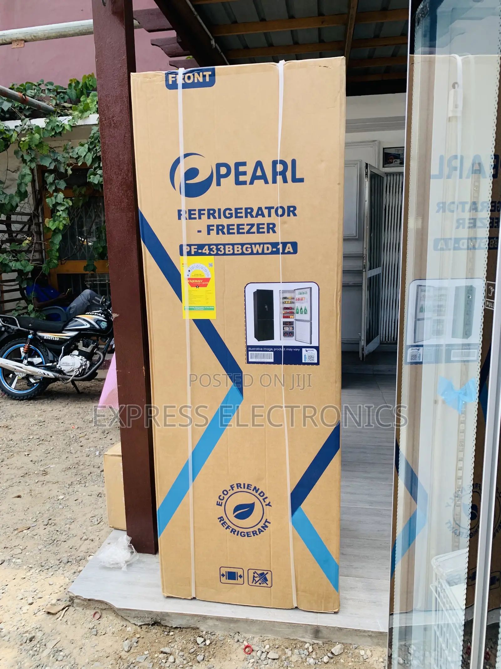 Pearl 309L Double Door Refrigerator (PF-433 Bottom-Freezer