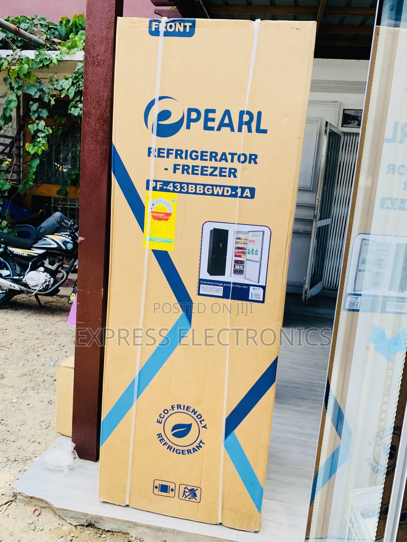 Pearl 309L Double Door Refrigerator (PF-433 Bottom-Freezer