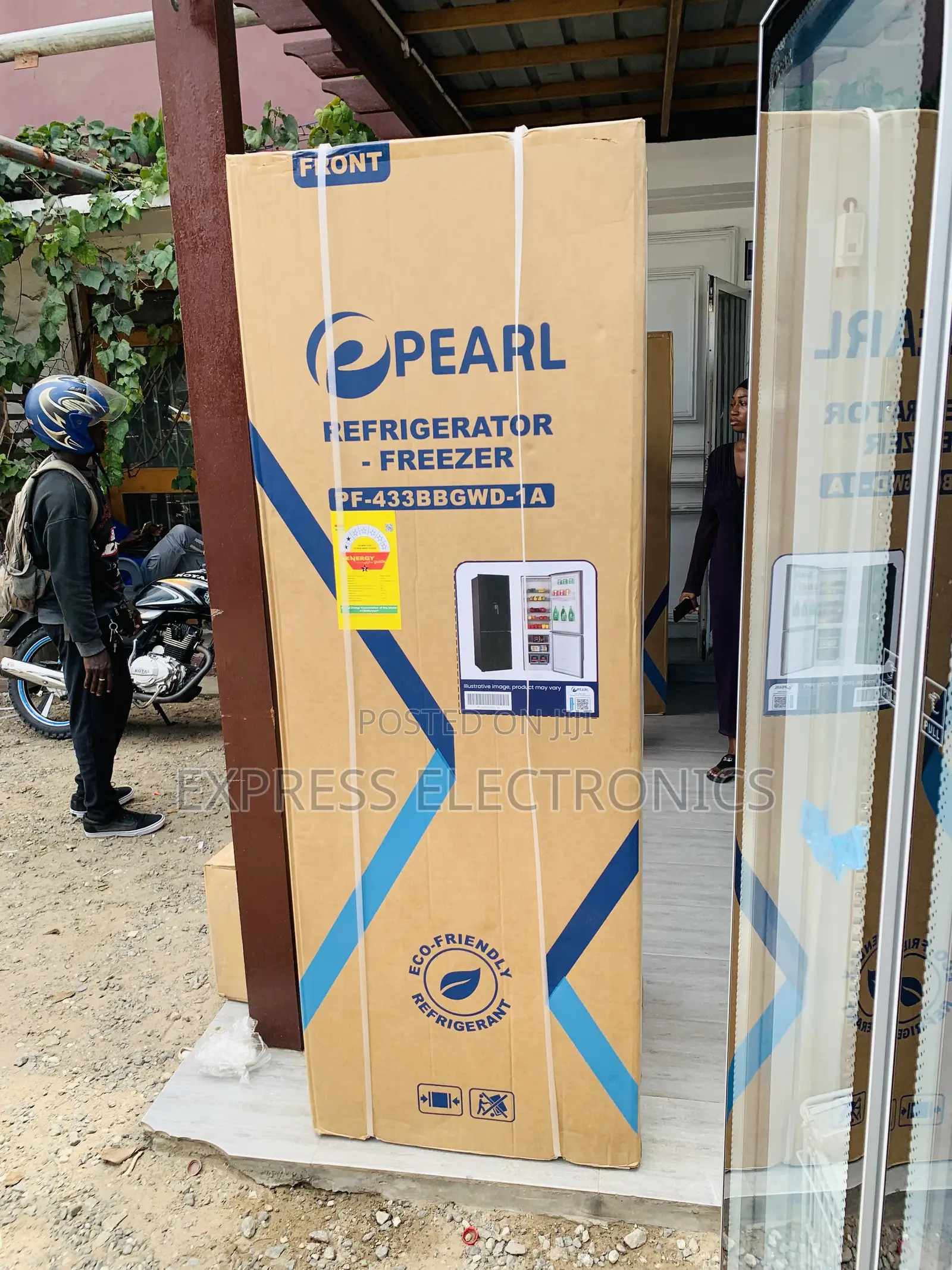 Available Now Pearl 309L Double Door Refrigerator (PF-433 Bottom-Freez
