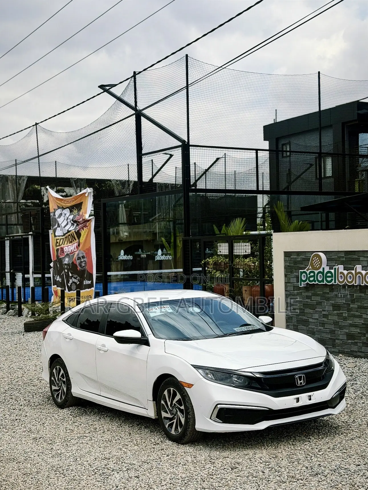 Honda Civic LX Sedan 2019 White