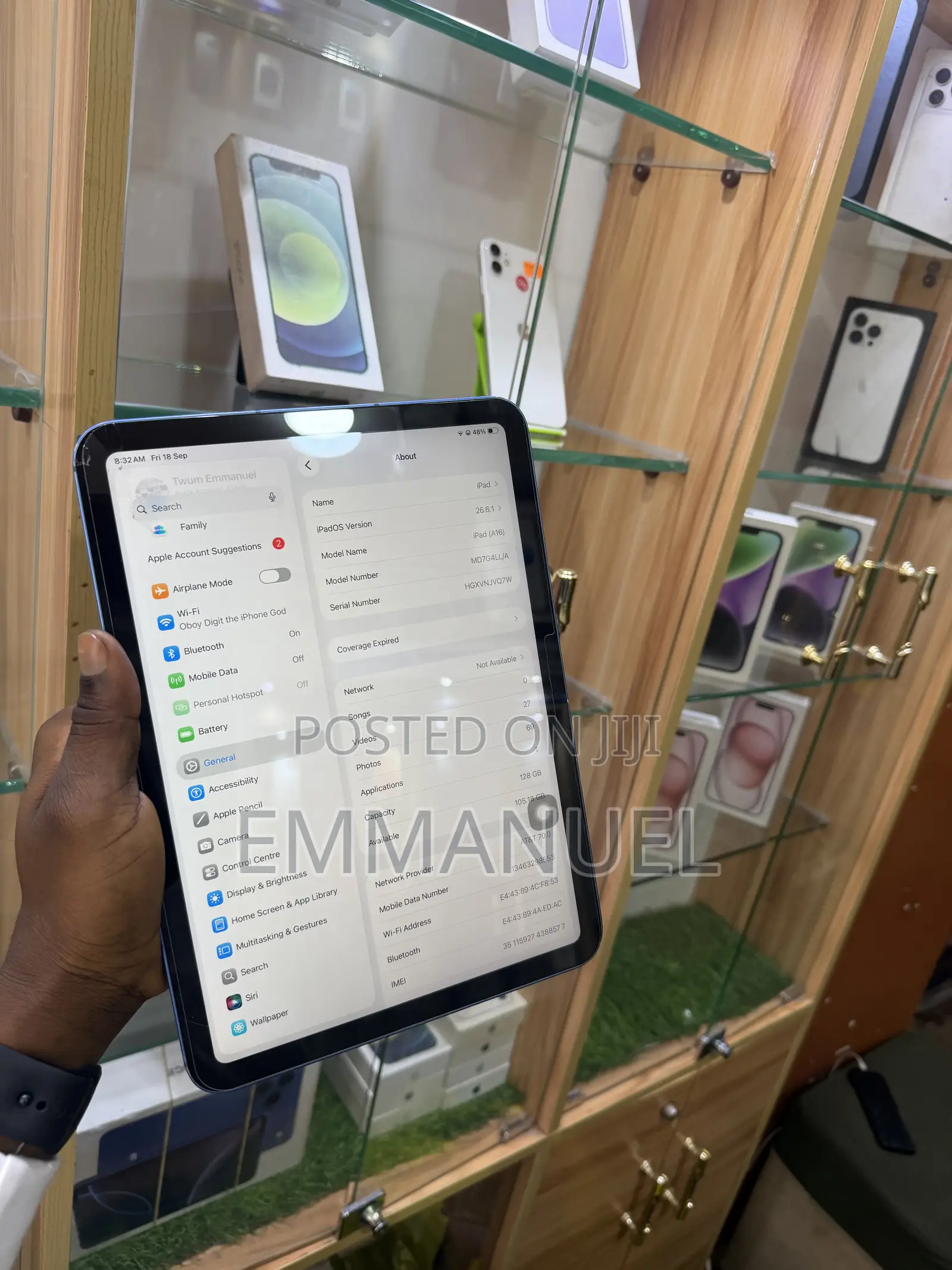 Apple iPad (2025) 128 GB Blue