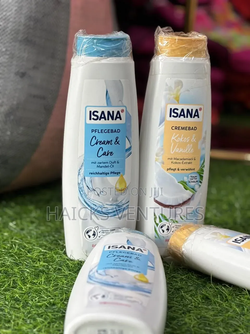 ISANA Bath Care 750ml Cream Care Almond Oil Coconut Vanilla Options