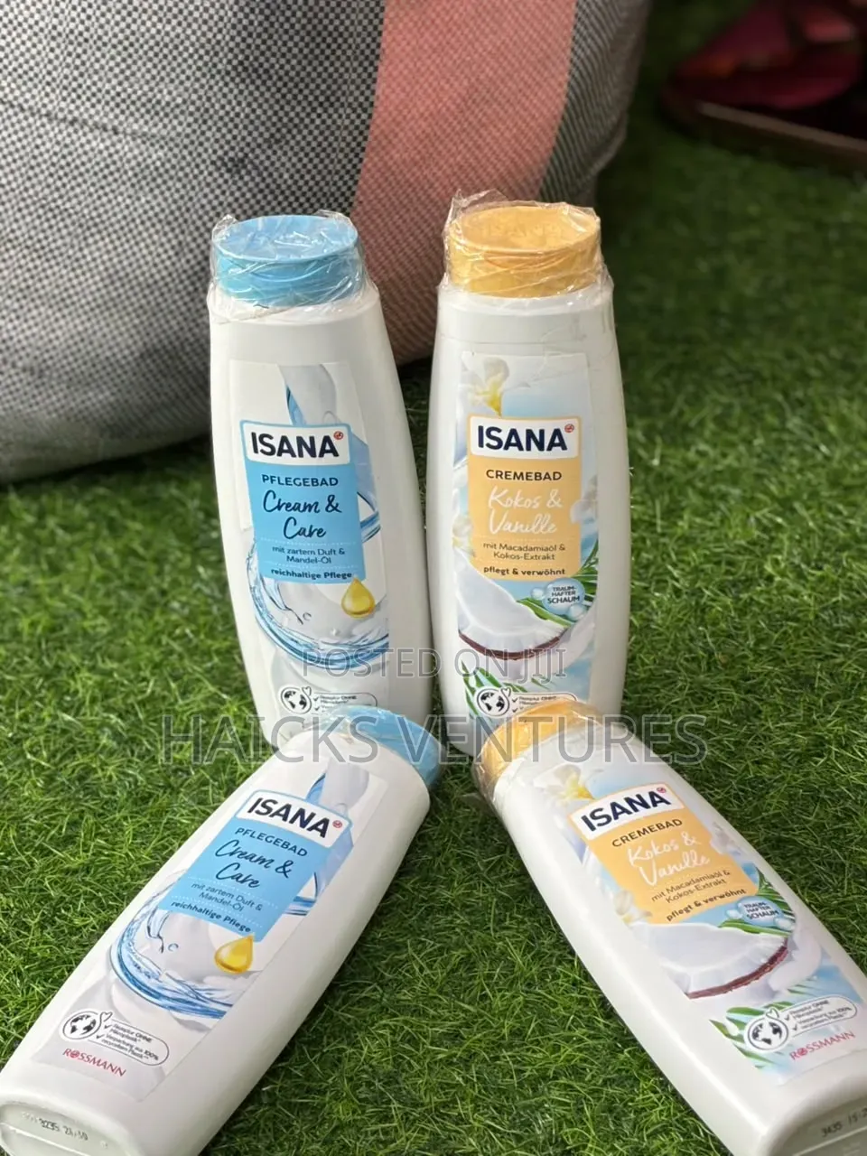 ISANA Cremebad Kokos Vanille 750ml Coconut Vanilla Cream Bath Care
