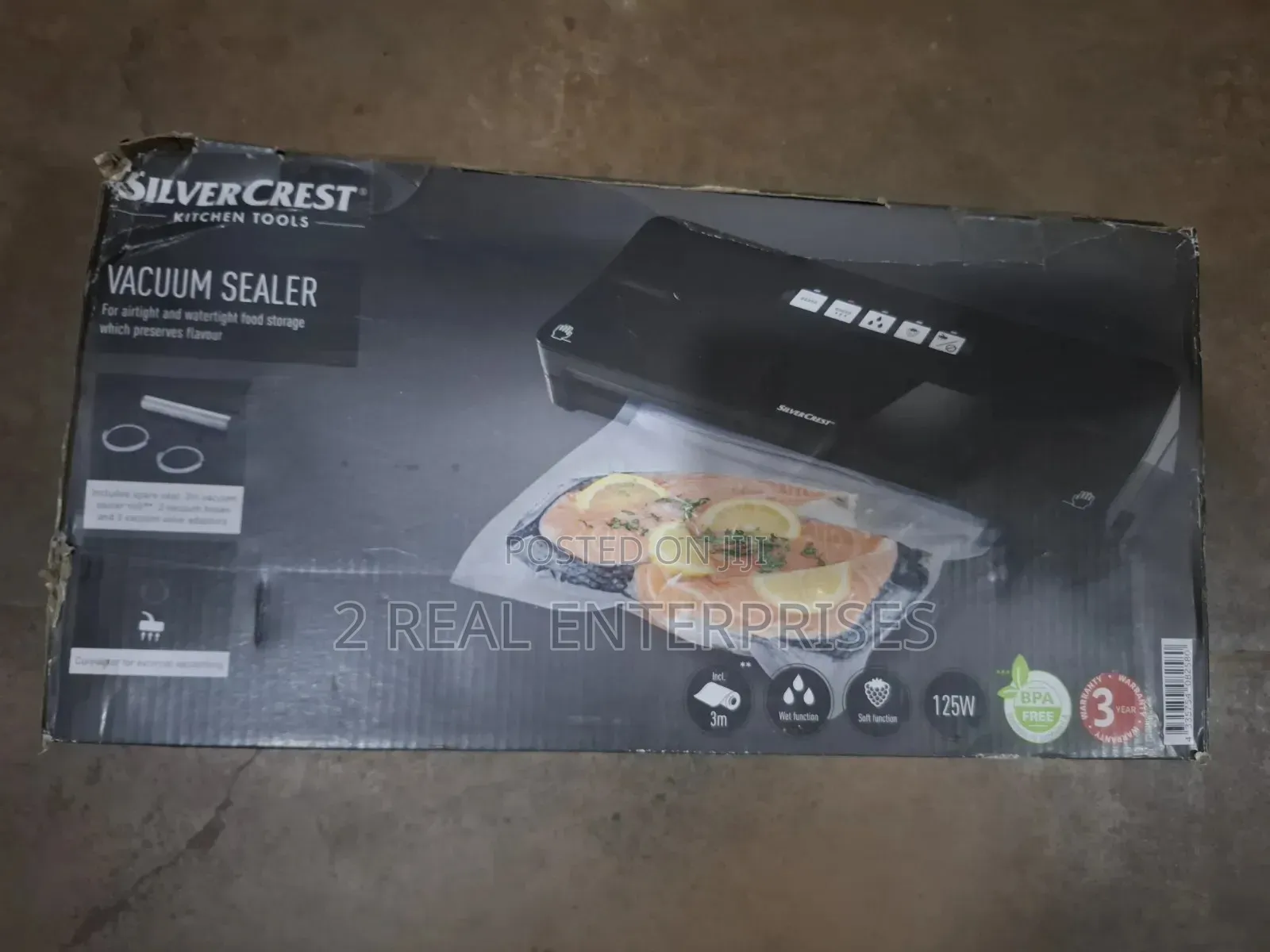 SilverCrest Kitchen Tools Vacuum Sealer 125W Model SV 125 C3